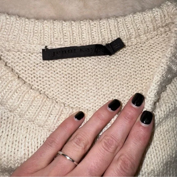 Jenni Kayne Cruise Boyfriend Sweater in Ivory
